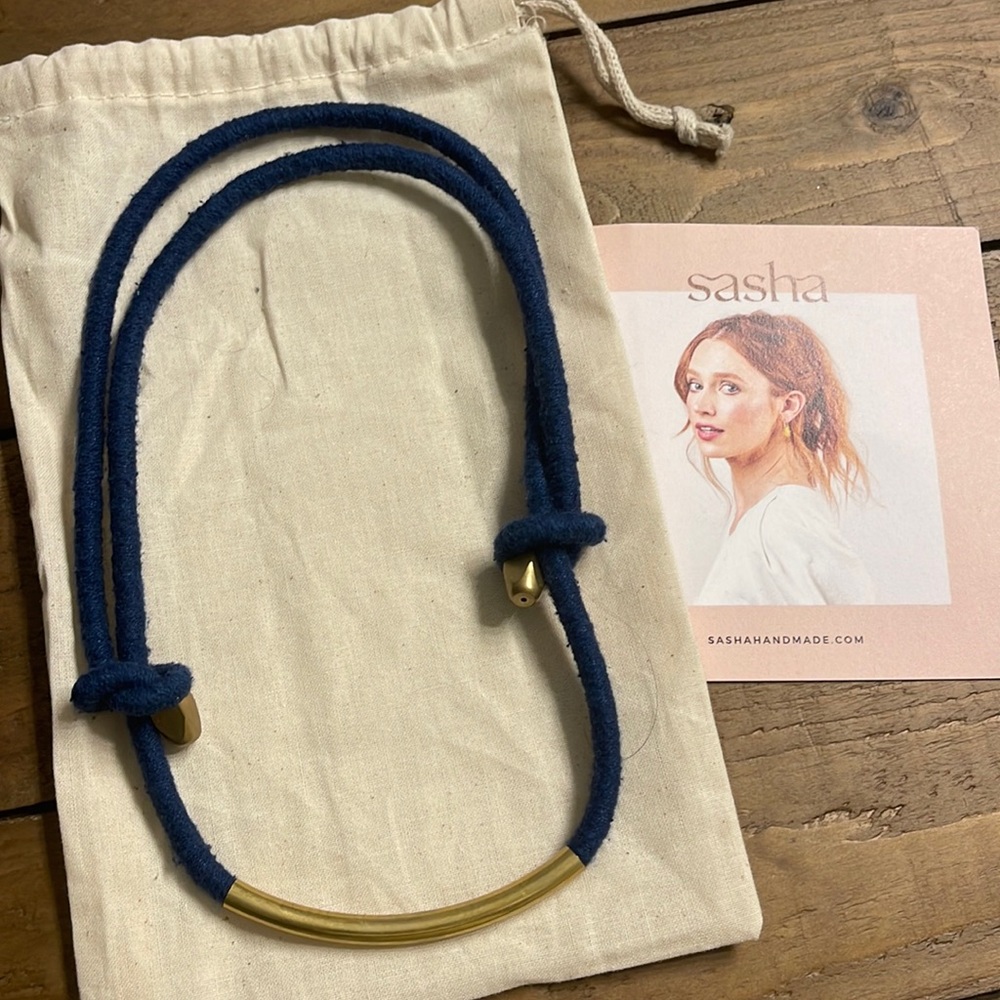 Sasha Handmade Adjustable Simple Necklace